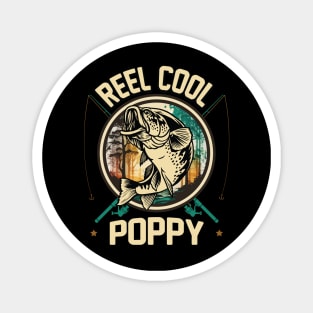 Reel Cool Poppy Fishing Gift Magnet